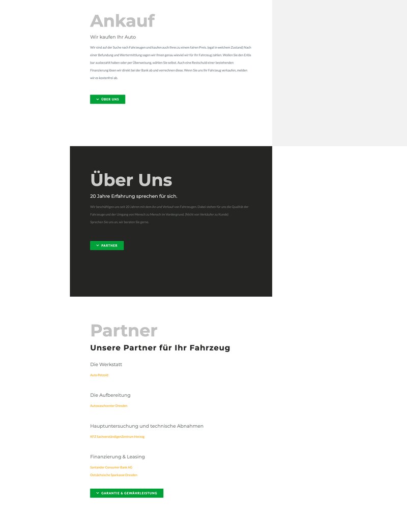 Website von Auto Hoppe